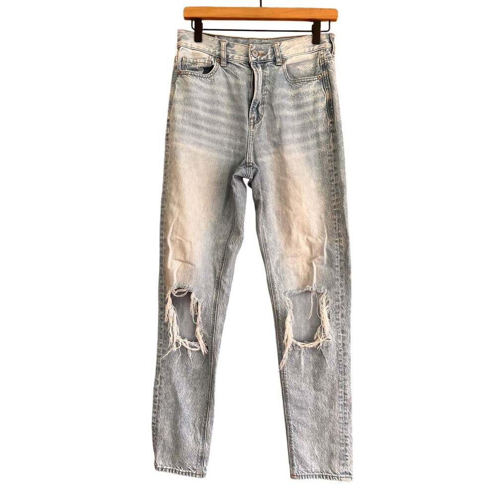 American Eagle Ripped Mom Jean 4 X-Long